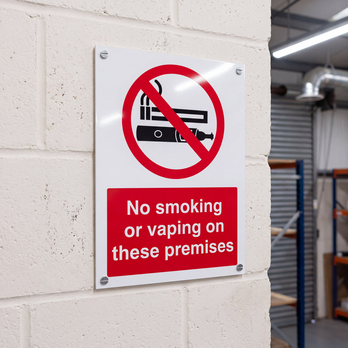 Prohibition Notice Signs | Made from 3mm Acrylic | ISO 7010 | Small Medium and Large Sizes