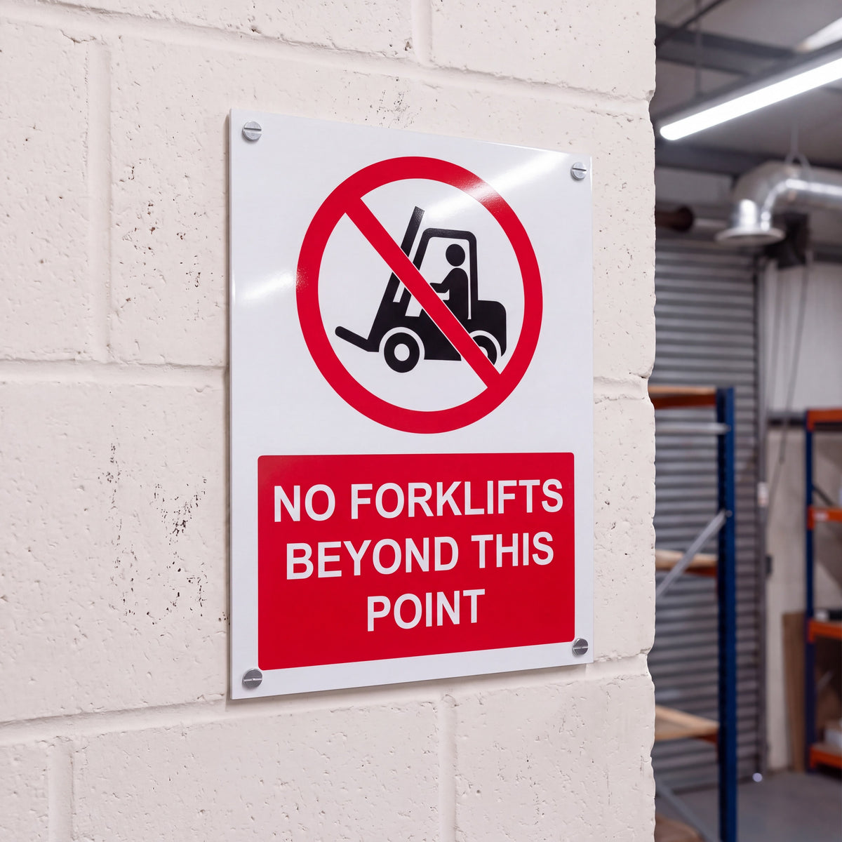 Prohibition Notice Signs | Made from 3mm Acrylic | ISO 7010 | Small Medium and Large Sizes