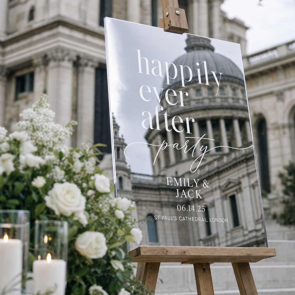 Personalised sign example from the SignStation product range, featured on the homepage collage