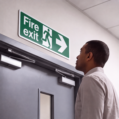 18 PCS Fire Safety Signs | Made from 3mm Acrylic | ISO 7010 | Fire Exit Signs | Fire Action Signs