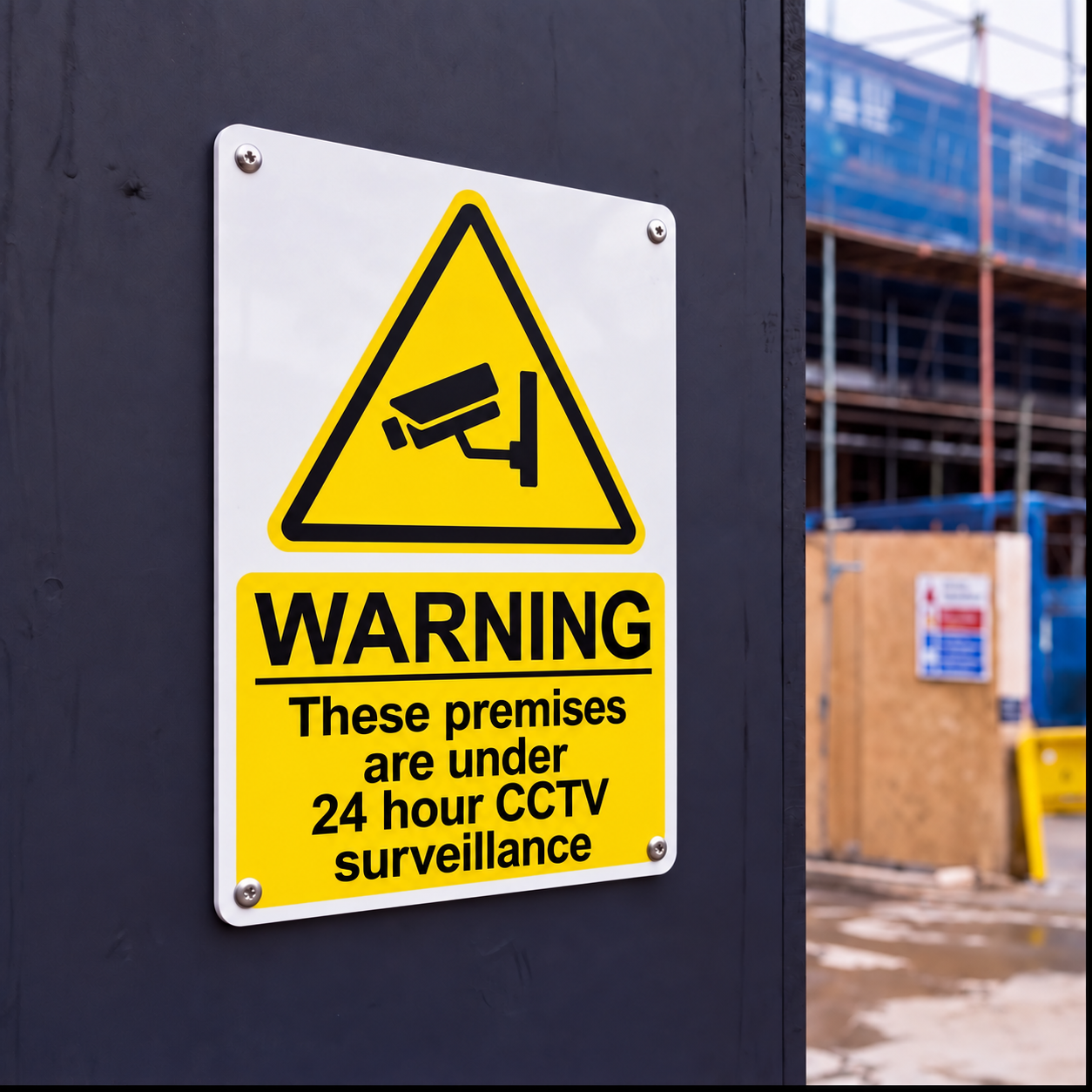 Warning Notice Signs | Made from 3mm Acrylic | ISO 7010 | Small Medium and Large Sizes