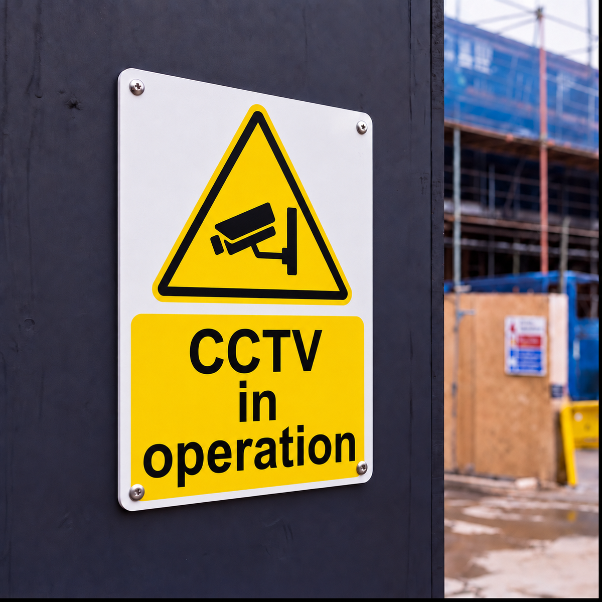 Warning Notice Signs | Made from 3mm Acrylic | ISO 7010 | Small Medium and Large Sizes