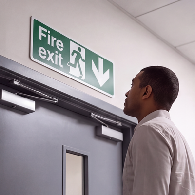 18 PCS Fire Safety Signs | Made from 3mm Acrylic | ISO 7010 | Fire Exit Signs | Fire Action Signs
