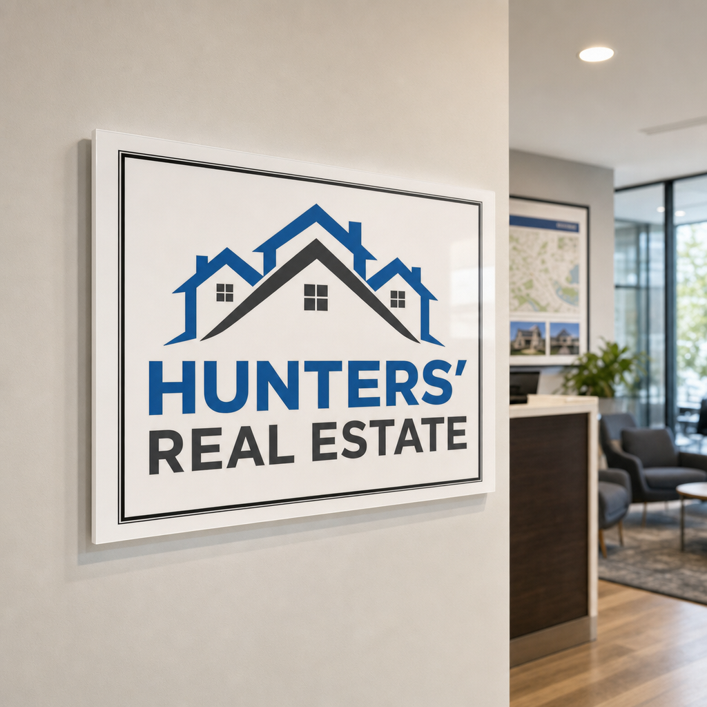 Custom Business Signs UV Printed | Made from 3mm Acrylic | Small Medium Large Extra Large | Any Text or Logo